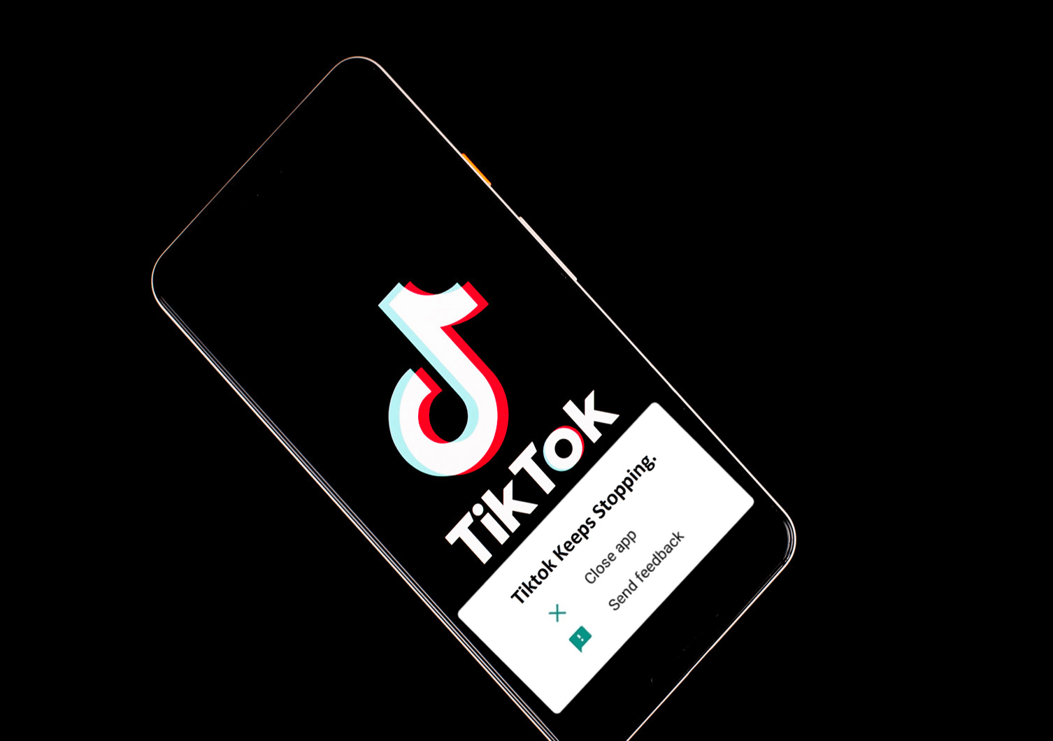 réparer TikTok S'arrête sans cesse Android