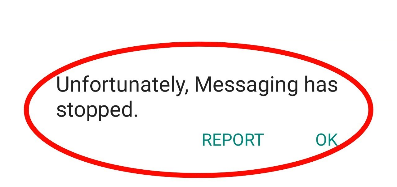 Réparer Malheureusement Messagerie a cessé Sur Android